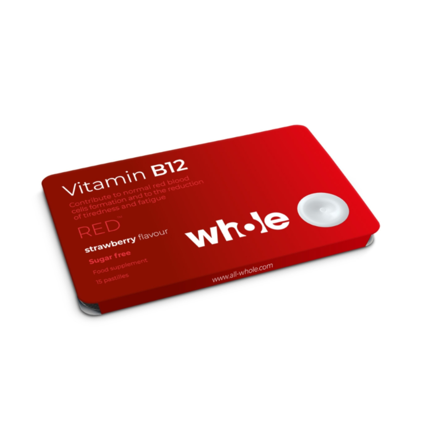 Whole B12 vitamīna pastilas