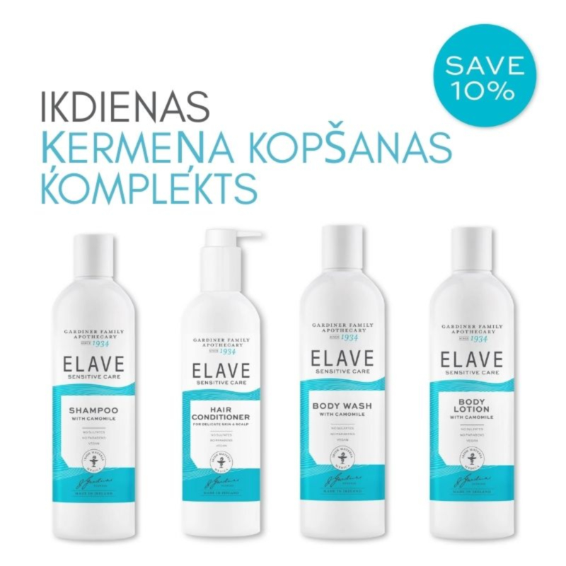 ELAVE ķermeņa kopšanas komplekts jutīgai ādai