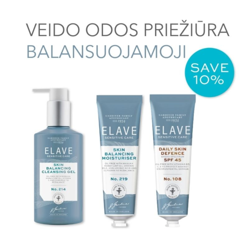 ELAVE sejas ādas kopšanas komplekts (balansējošs)