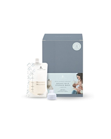 10 krūts piena uzglabāšanas maisiņi ar adapteri