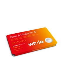 Whole Cinka un C vitamīna pastilas