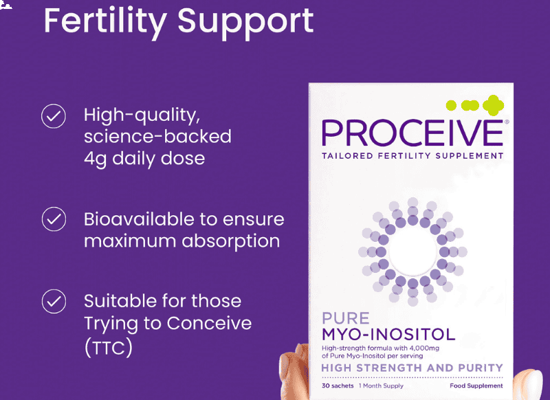 Proceive mio-inozitols – ērts risinājums hormonālā līdzsvara un auglības atbalstam I Kidsmed