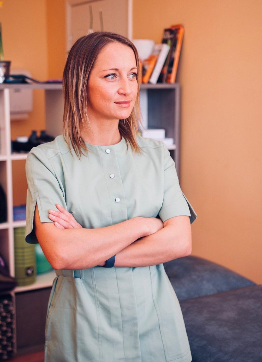 <b>Elīna Vītoliņa</b>, sertificēta fizioterapeite