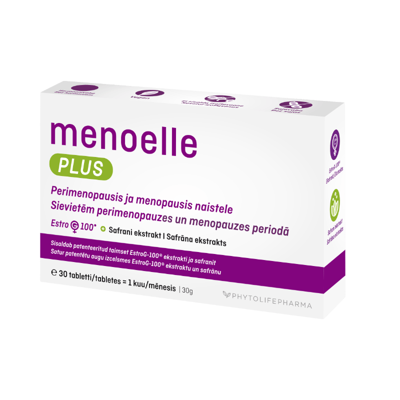 Menoelle Plus nehormonāls atbalsts menopauzes laikā
