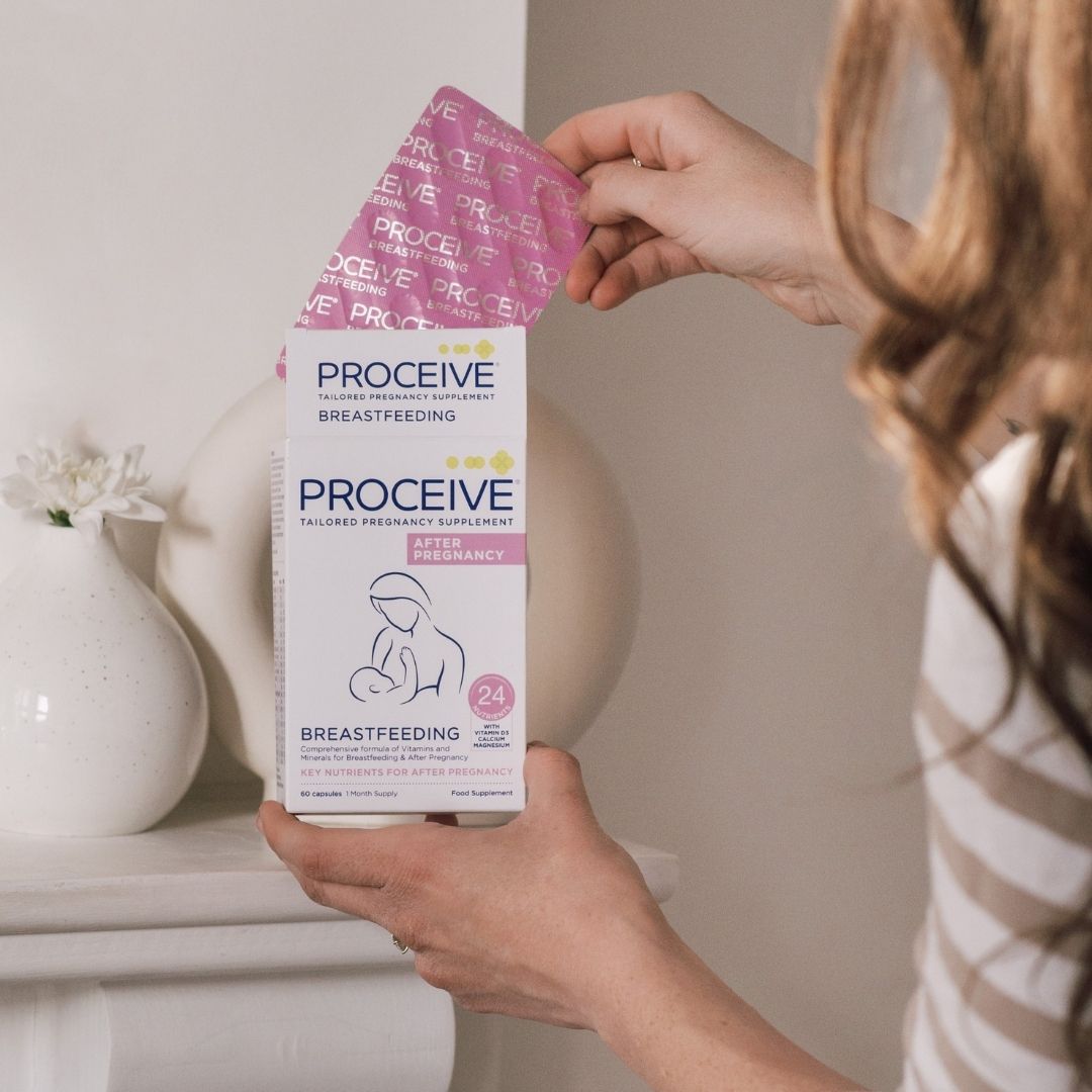 Proceive Breastfeeding vitamīni zīdīšanas periodā un uztura bagātinātājs barojošai māmiņai