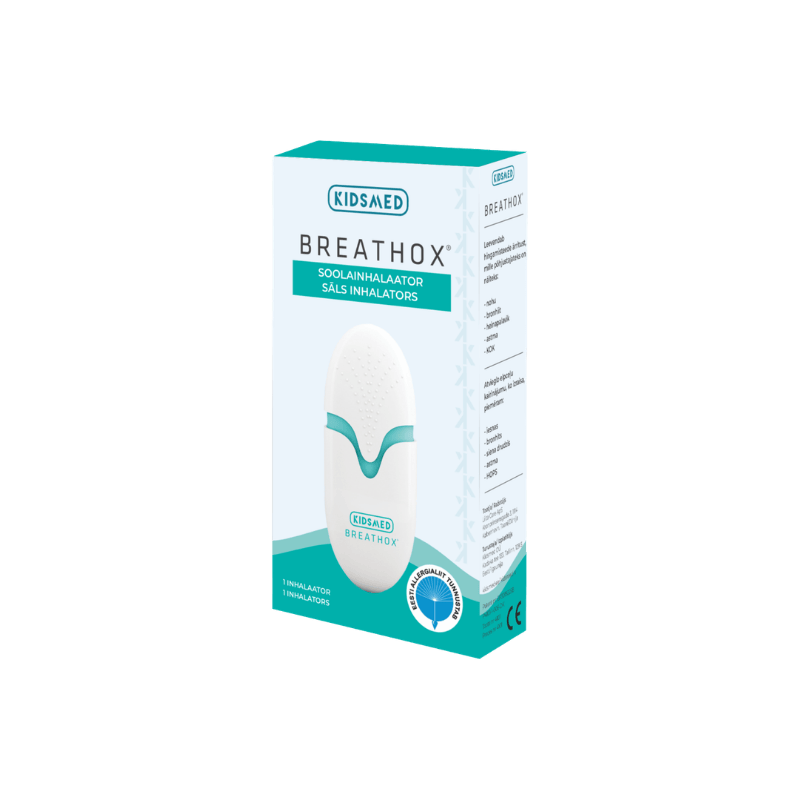 Breathox sāls inhalators elpceļu atbalstam