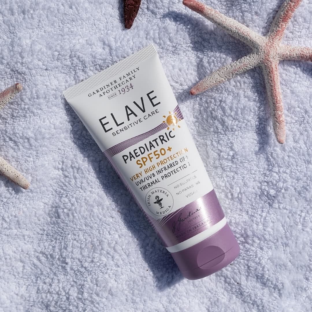 Elave saules aizsargkrēma bērniem SPF50+ sastāvs jutīgai ādai