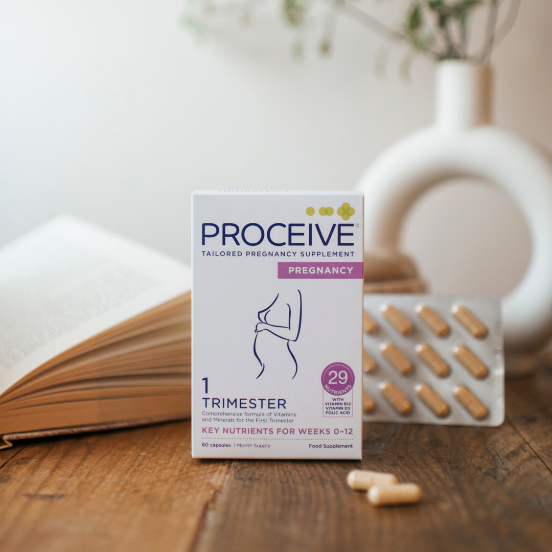 Salīdzinājuma tabula starp Proceive Pregnancy Trimester 1 un citiem vitamīniem grūtniecēm