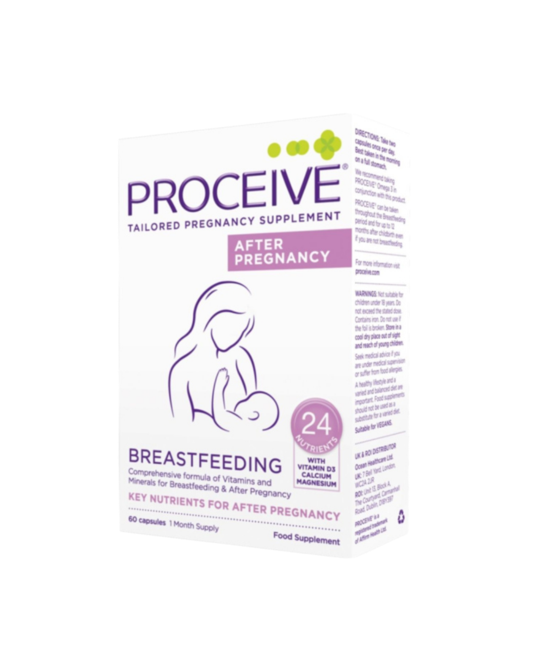Proceive Breastfeeding uztura bagātinātājs māmiņai zīdīšanas periodā