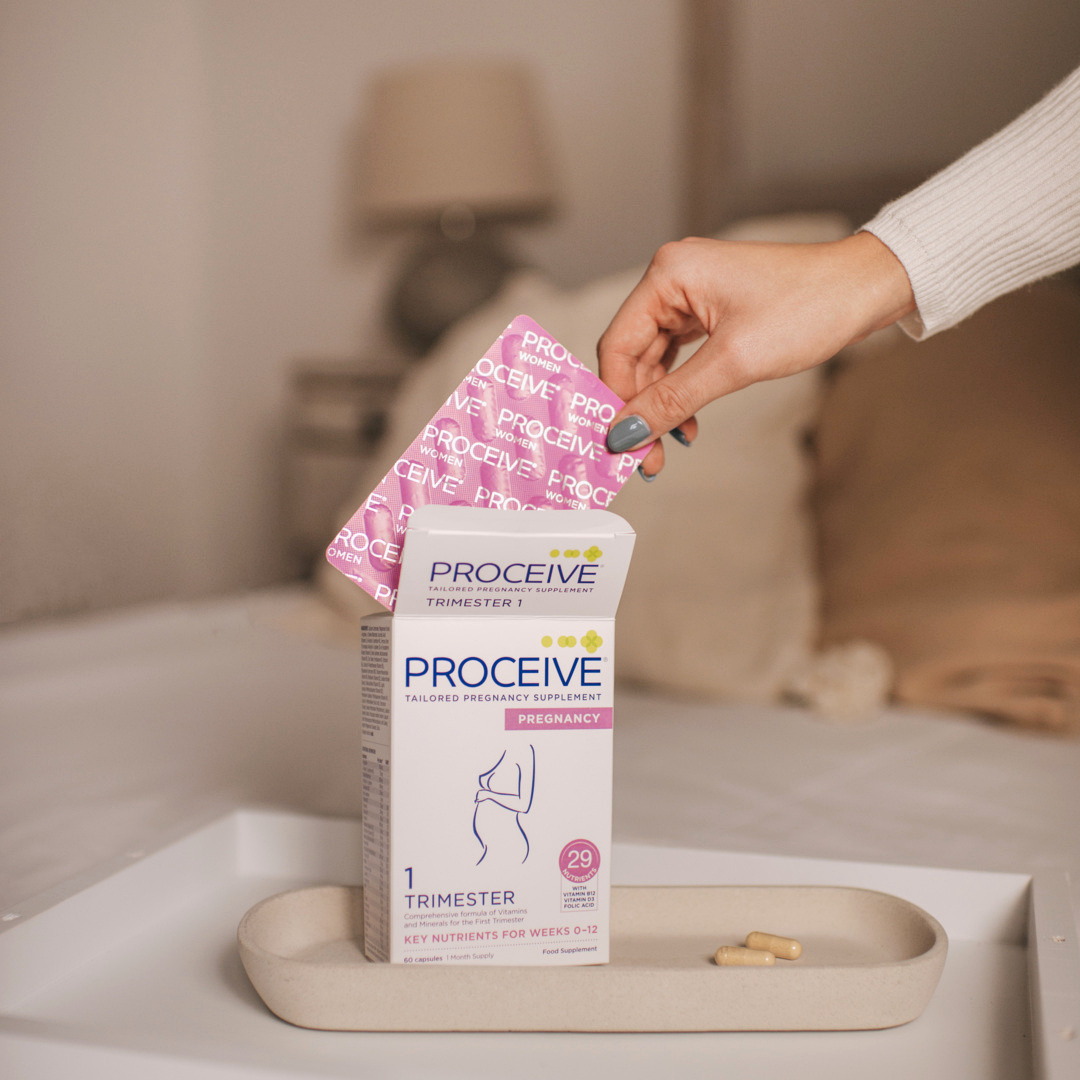 Proceive Pregnancy Trimester 1 uztura bagātinātājs grūtniecības pirmajam trimestrim