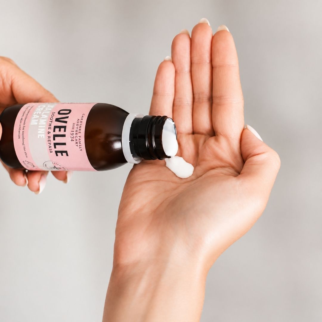 Ovelle Calamine Cream kalamīna krēms vējbaku niezes mazināšanai